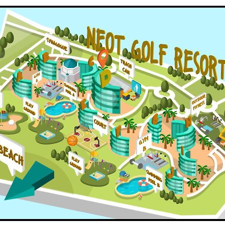 Caesars Place Sea View 2Br Neot Golf 카에사레아 외부 사진
